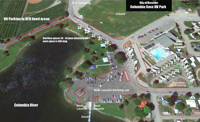 Columbia Cove Rv Park - Brewster, WA - RV Parks - RVPoints.com