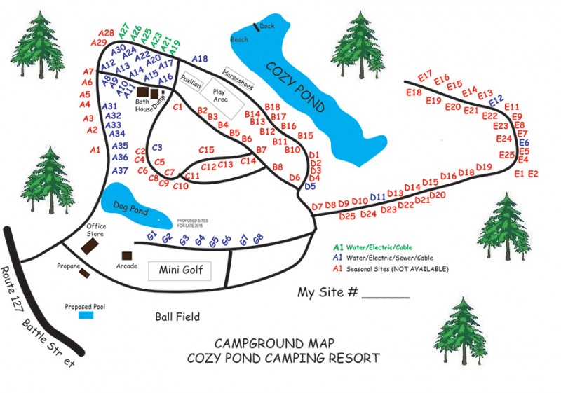 Cozy Pond Campground - Webster, NH - RV Parks