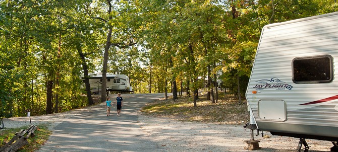 Silver Dollar City's Wilderness Log Camp, RV's & Camping - Branson, MO ...