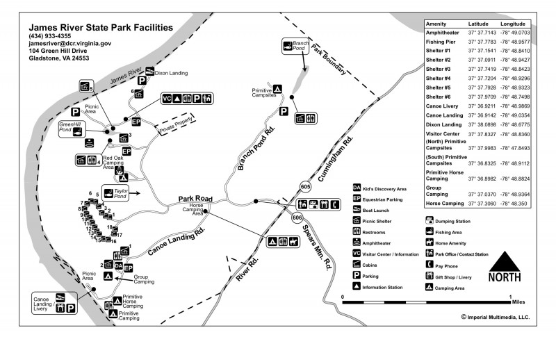 James River State Park Gladstone Va Virginia State Parks