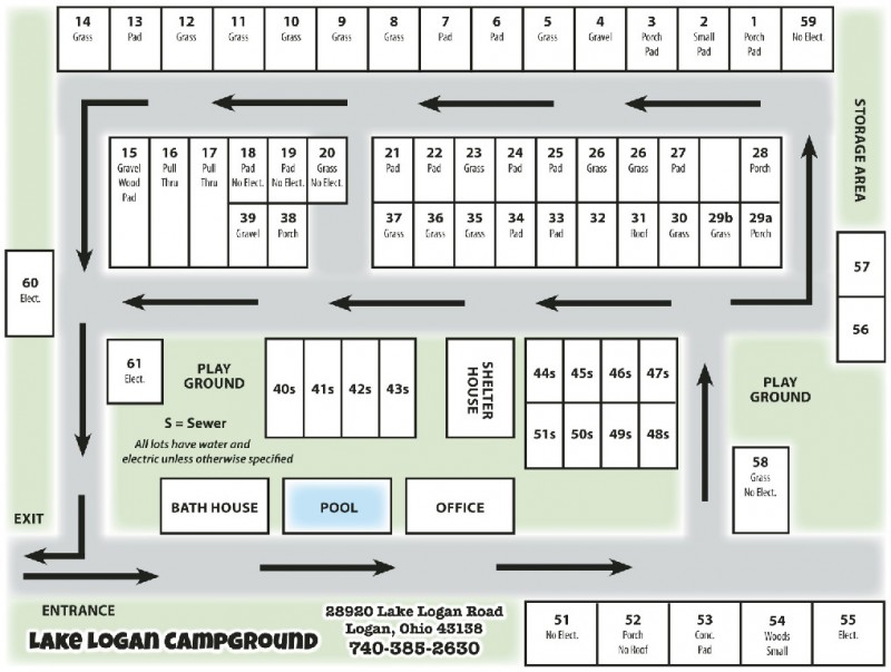 Lake Logan Campground Logan, OH RV Parks