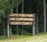 Chute Pond Park - Mountain, WI - County / City Parks