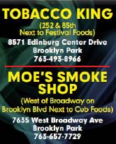 Tobacco King/Moe's Smoke Shop - Brooklyn Pk, MN - Stores