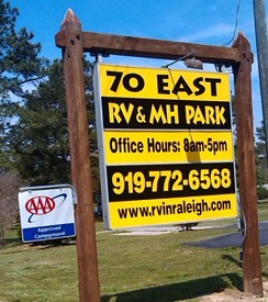70 East RV Park &amp; Mobile Acres - Garner, NC - RV Parks